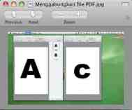 Cara menggabungkan file PDF di MAC OS X